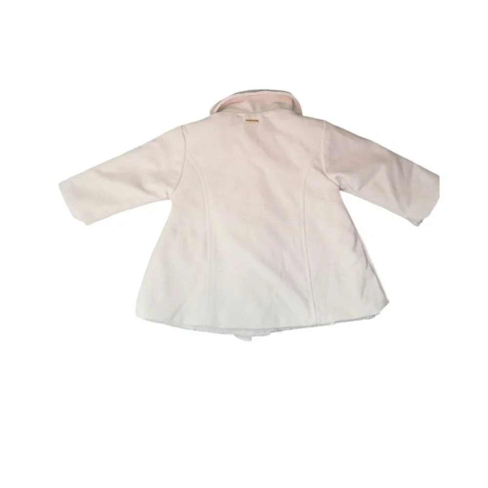 Tyrol Baby Girl White Coat Size 6 Months